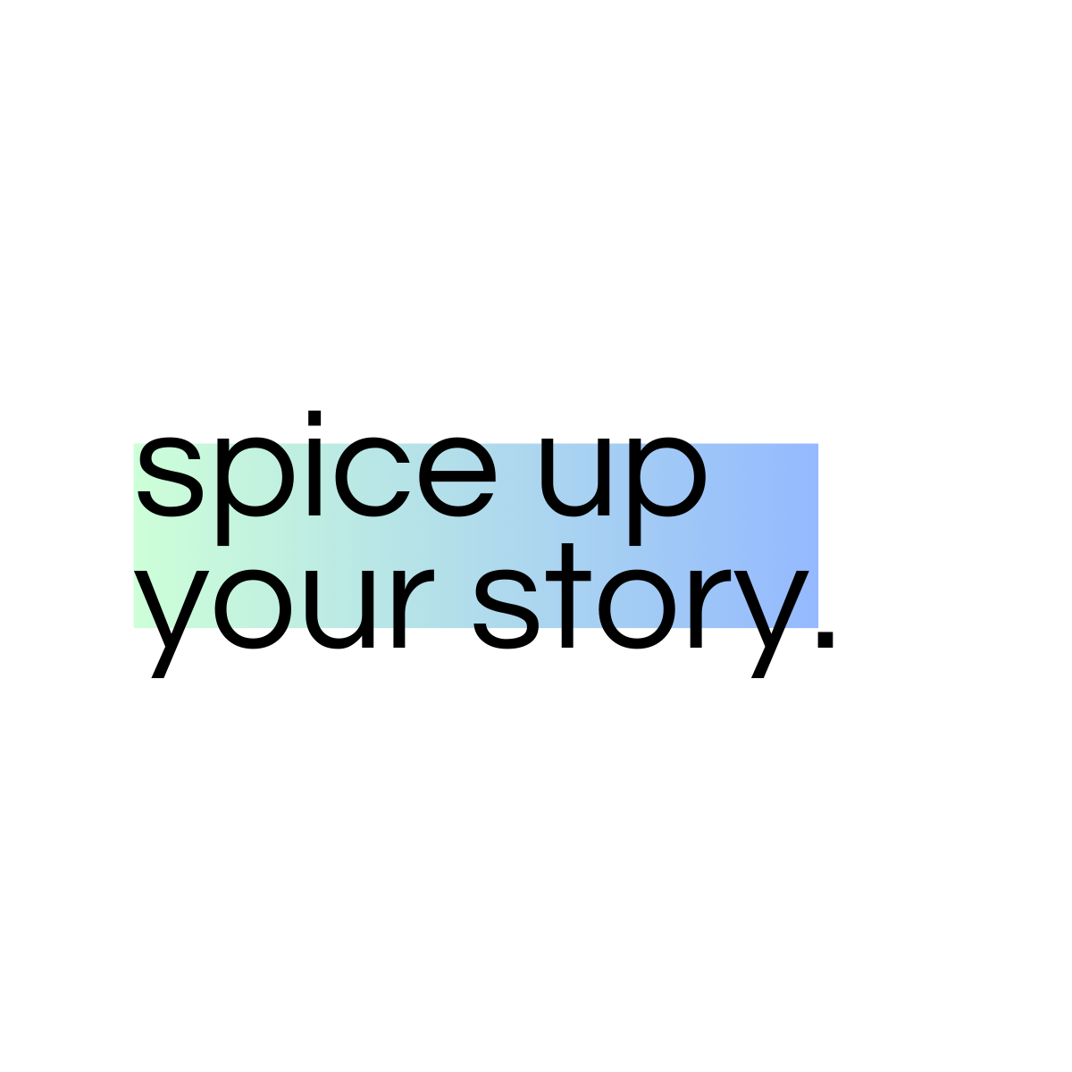 Spice Up Your Story Consultation