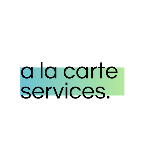 A la Carte Consultation